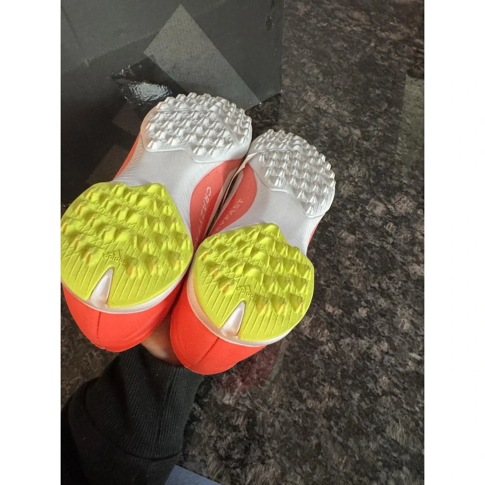 adidas X Crazyfast League TF Solar Red Turf Ground Soccer Shoes IF0699 10.5/11.5